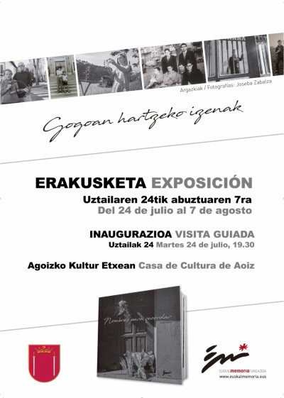 EXPOSICIÓN DE FOTOGRAFÍAS DEL LIBRO 